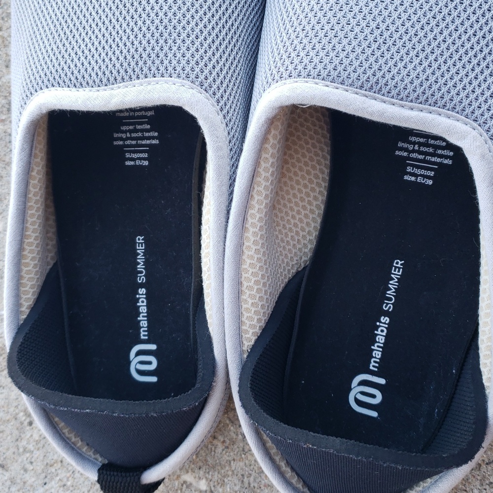 Mahabis Summer Womens Ultra Comfort Mesh Slippers Shoes Size 39 Lounge Cozy - Picture 8 of 16